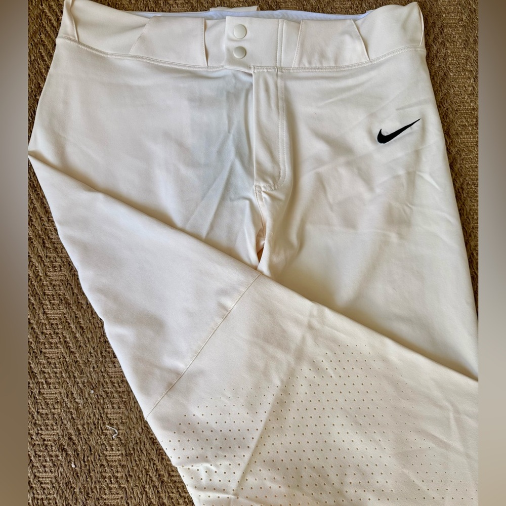 Nike Vapor Prime Vented Baseball Game Pant Men's Cream Ivory